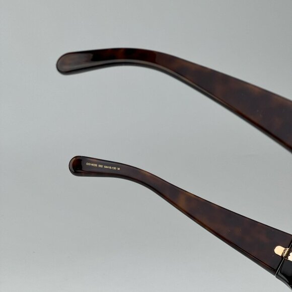 Gucci GG1403S 002 BRAND NEW SUnglasses Dark Havana Brown Unisex Rectangle - Picture 12 of 13